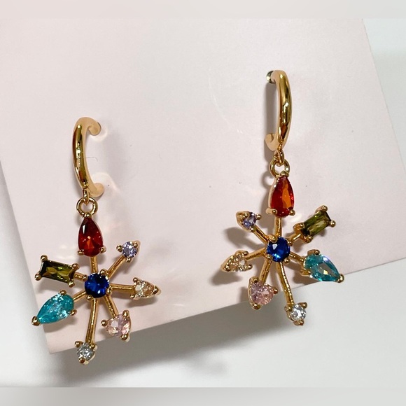 Kate spade Firework Floral huggie Earrings - Picture 7 of 9